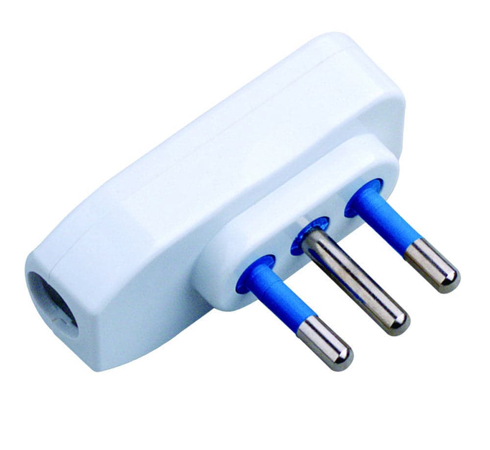 Spina ribassata 2P+T 10A Bianco in Spine elettriche di corrente alterna Scontolo.net - Potenza, commercioVirtuoso.it