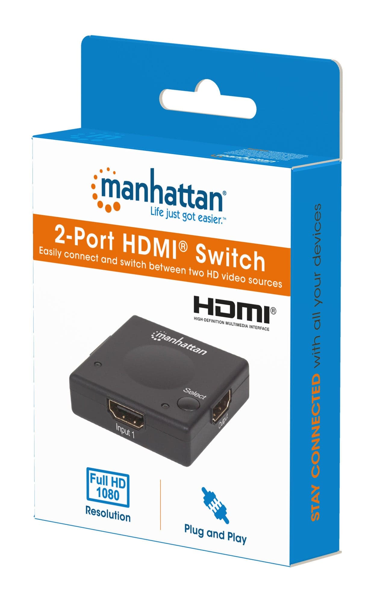 Switch HDMI 2 porte 1080p in Selettori audio-video Scontolo.net - Potenza, commercioVirtuoso.it