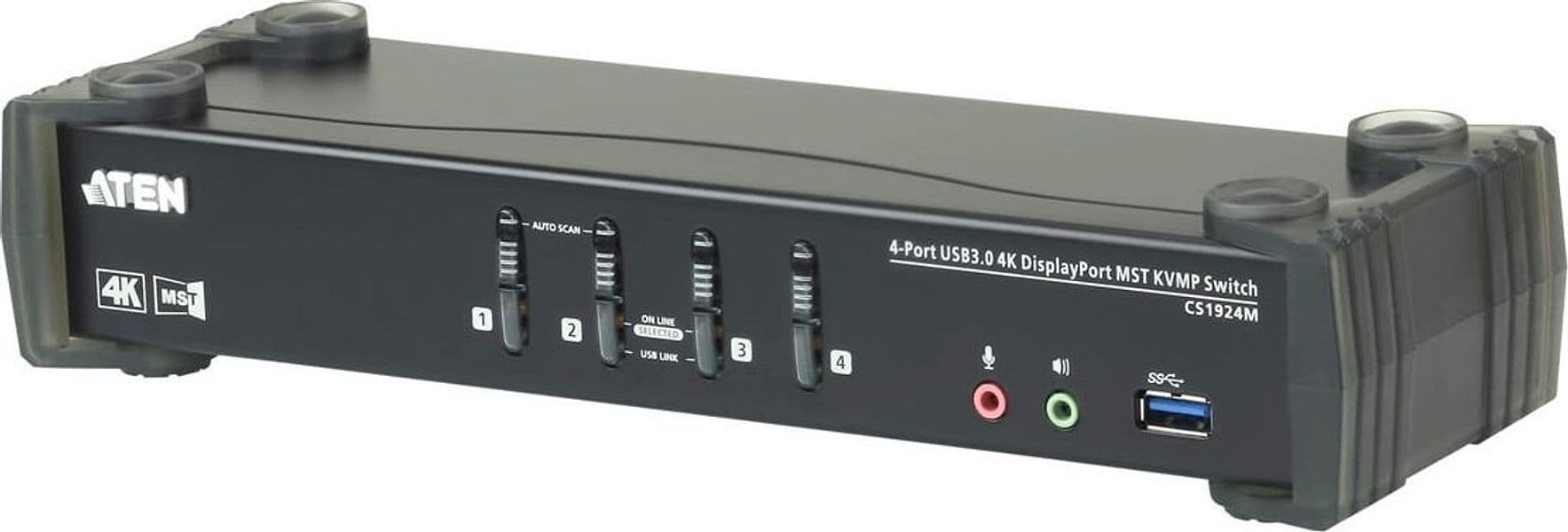Switch KVMP 4K DisplayPort a 4 porte MST USB3.0, CS1924M in  Scontolo.net - Potenza, commercioVirtuoso.it