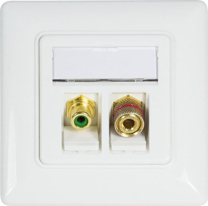Adattatore Keystone RCA/F F/F Rosso in Adattatori Scontolo.net - Potenza, commercioVirtuoso.it