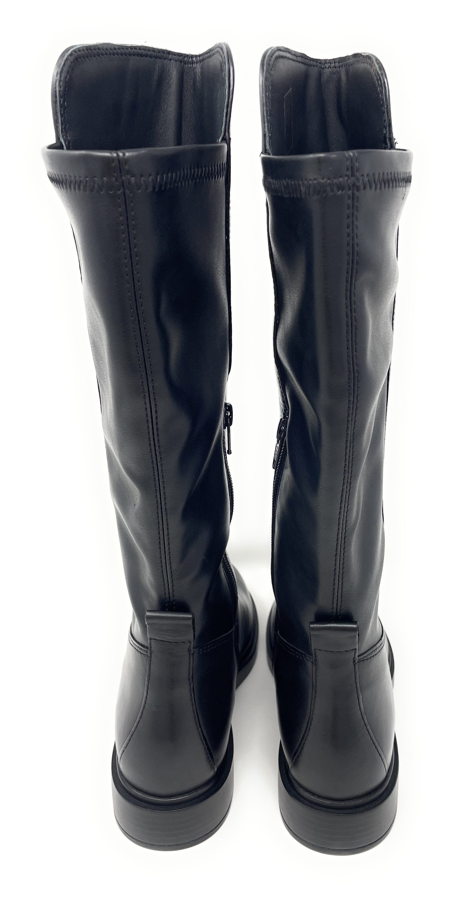 Vueva stivali donna in pelle e tessuto elasticizzato nero WB-503H08 in Stivali Teresi Calzature - Marsala, commercioVirtuoso.it