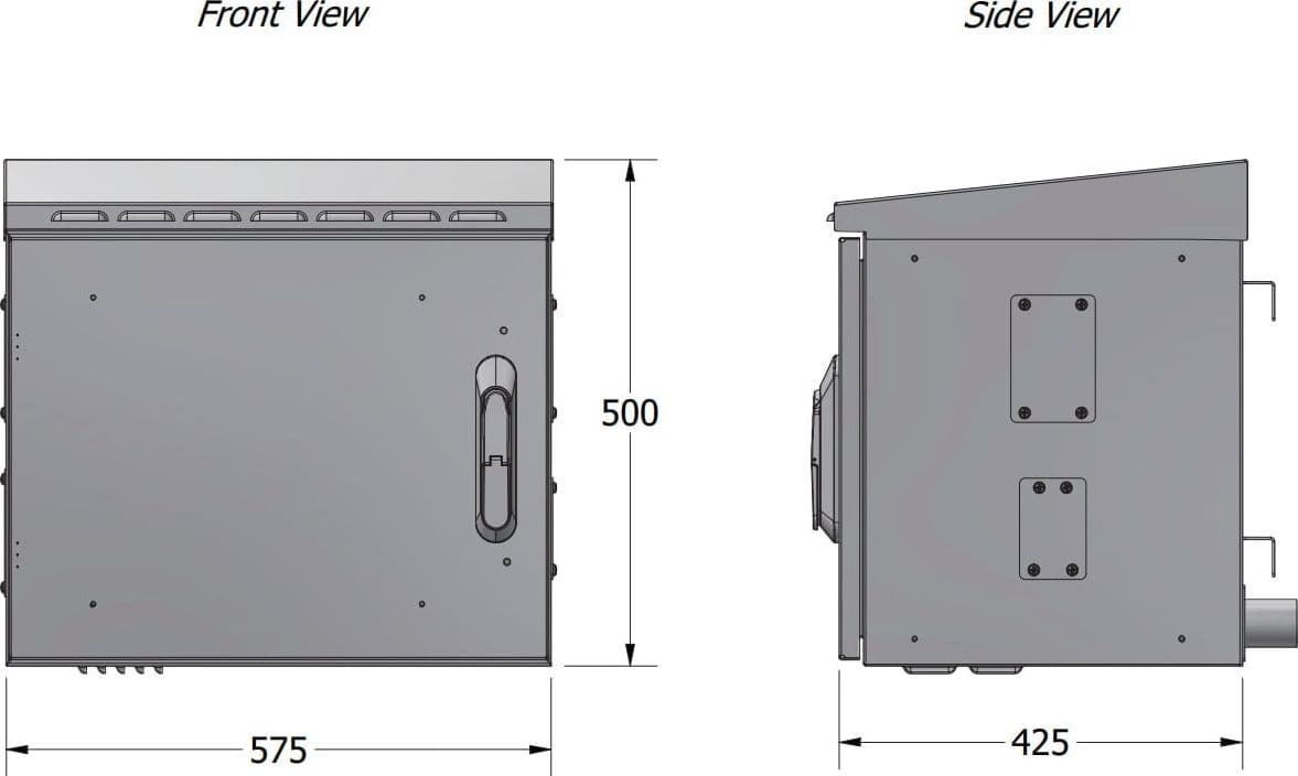 Armadio Rack 19'' Fissaggio a Palo P 425 mm IP66 Midi in Grucce Scontolo.net - Potenza, commercioVirtuoso.it