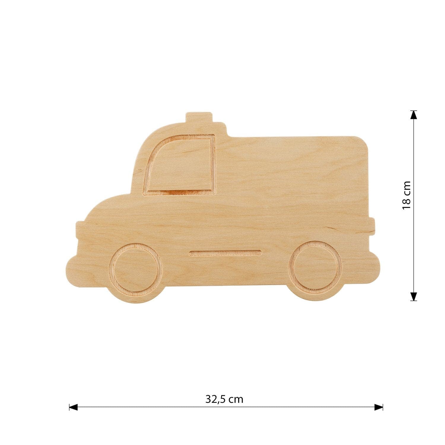 Applique Safari A Forma Di Camion 1 Luce E14 In Compensato in Applique LuceArt - Montecorvino Pugliano, commercioVirtuoso.it