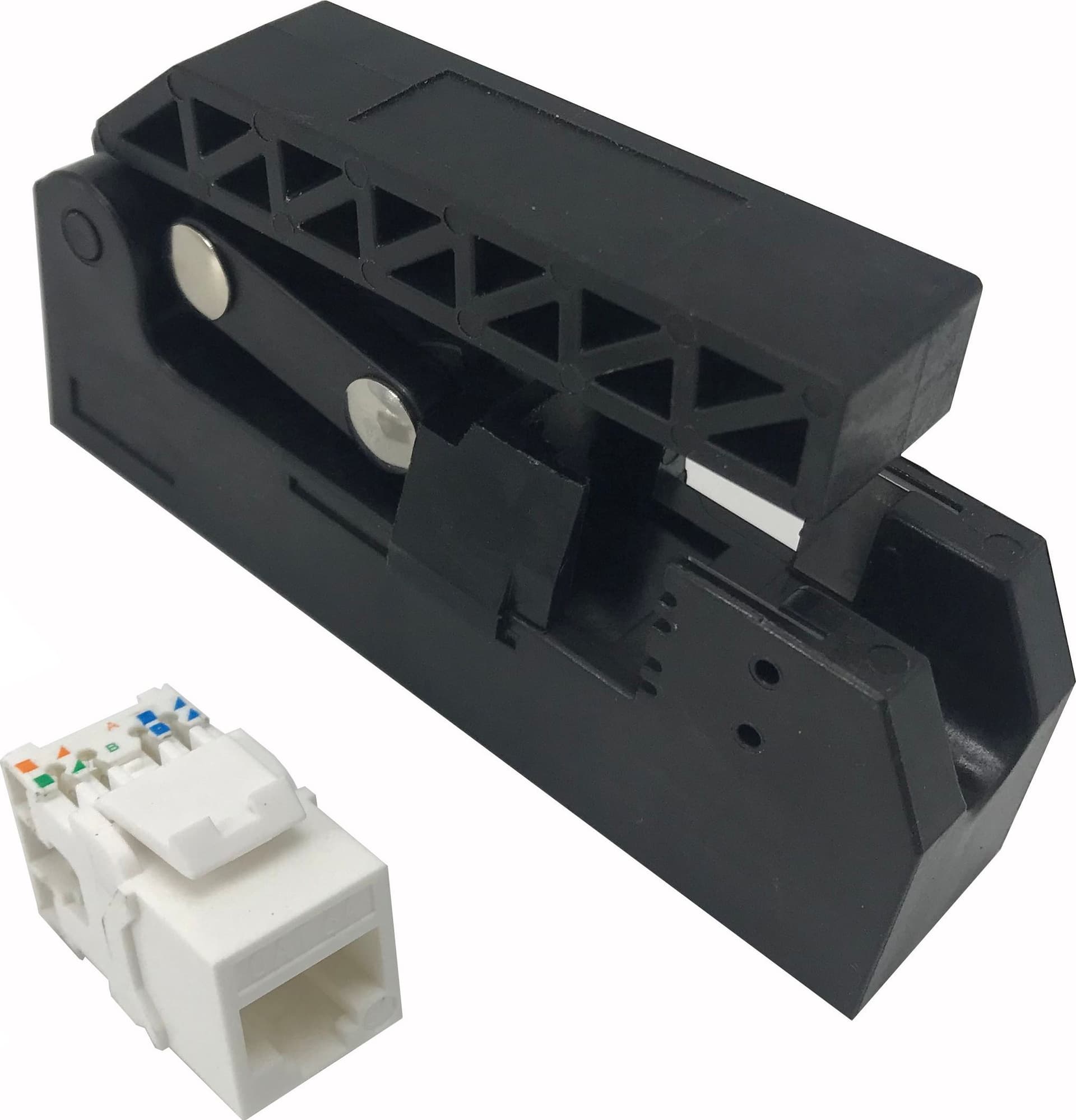 Kit 24 Frutti Cat.6 UTP 180&deg Keystone con Pinza Crimpatrice in Pinze spelafili Scontolo.net - Potenza, commercioVirtuoso.it