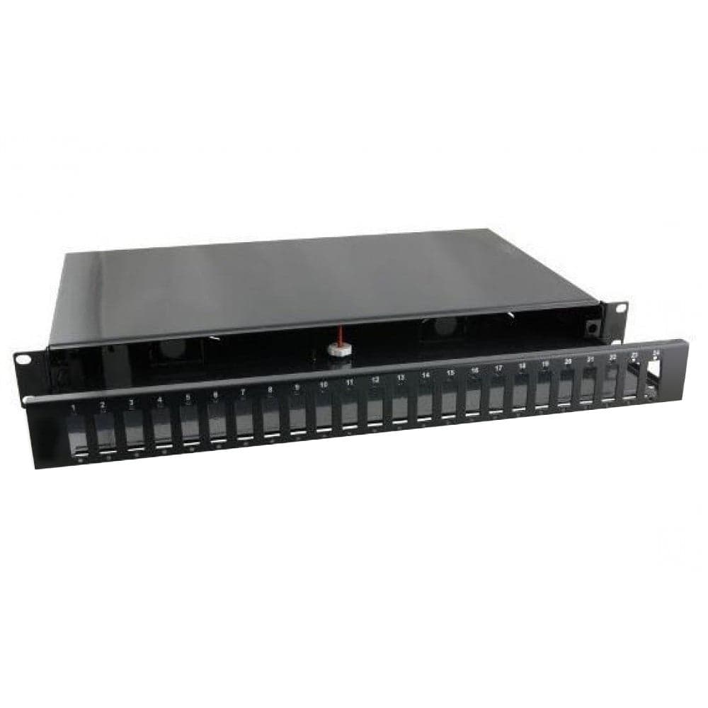 Cassetto Ottico 19'' 12 porte SC Duplex Nero Fisso in  Scontolo.net - Potenza, commercioVirtuoso.it