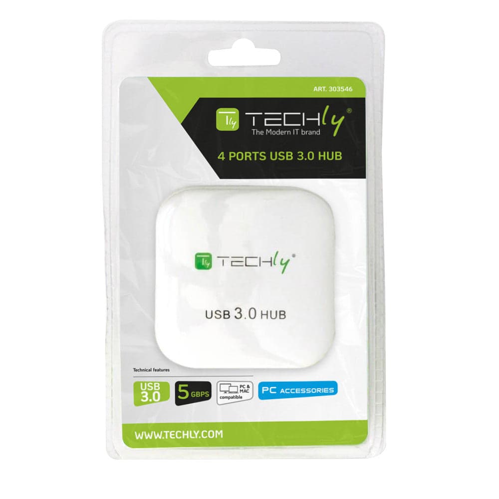 Hub USB 3.0 Super Speed 4 Porte Bianco in  Scontolo.net - Potenza, commercioVirtuoso.it