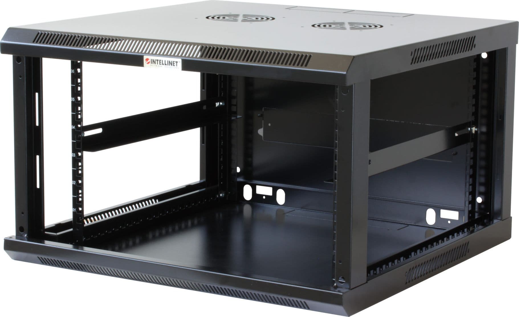 Armadio Rack 19'' a muro 9 unit&agrave sezione unica prof. 450 Nero in  Scontolo.net - Potenza, commercioVirtuoso.it