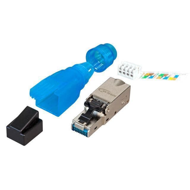 Plug Cat.6A RJ45 Tooless Schermato con Copriconnettore in Cavi Scontolo.net - Potenza, commercioVirtuoso.it