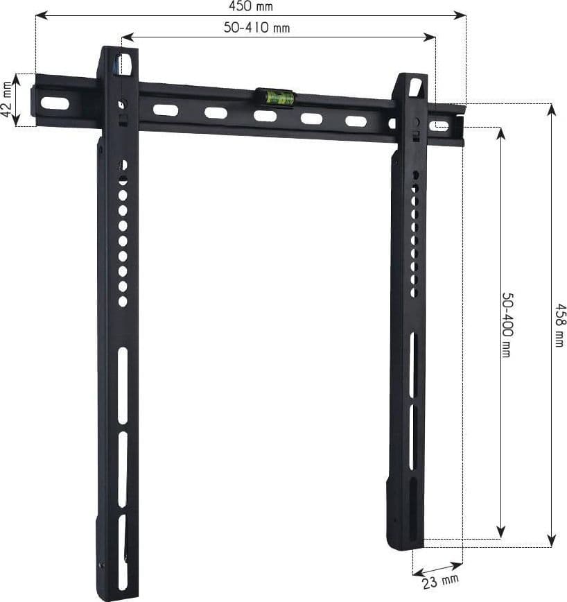 Supporto a Muro Fisso Ultra Slim per TV LED LCD 32-55'' Nero in Supporti da parete e da soffitto Scontolo.net - Potenza, commercioVirtuoso.it
