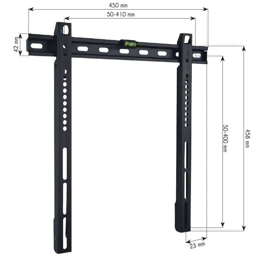 Supporto a Muro Fisso Ultra Slim per TV LED LCD 32-55'' Nero in Supporti da parete e da soffitto Scontolo.net - Potenza, commercioVirtuoso.it