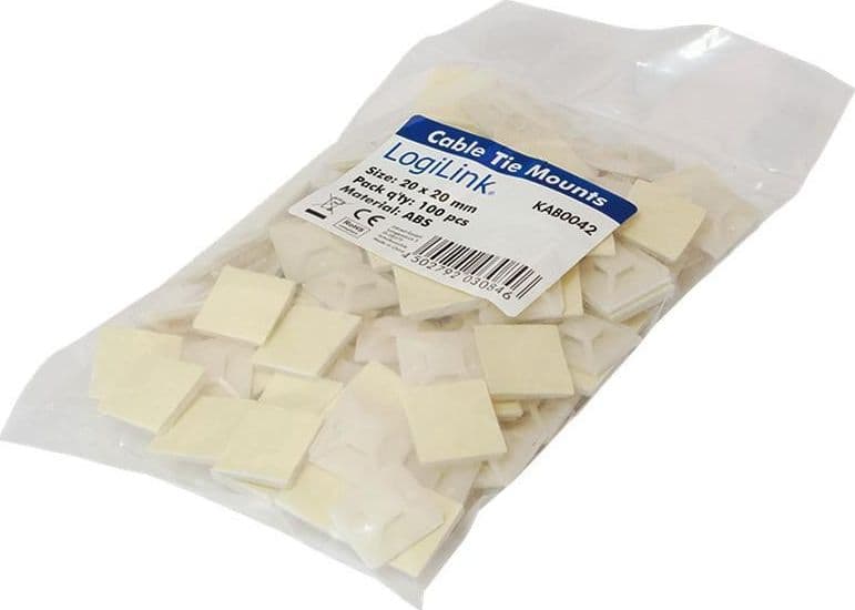 Supporto Autoadesivo 19x19mm per Fascette 100 Pz Beige in Stringicavi Scontolo.net - Potenza, commercioVirtuoso.it