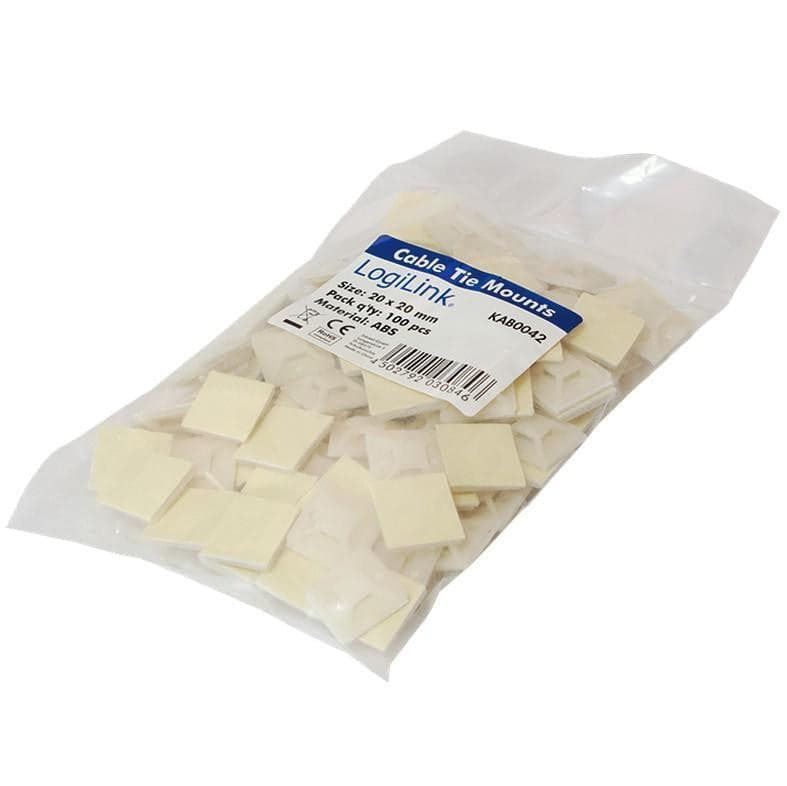 Supporto Autoadesivo 19x19mm per Fascette 100 Pz Beige in Stringicavi Scontolo.net - Potenza, commercioVirtuoso.it
