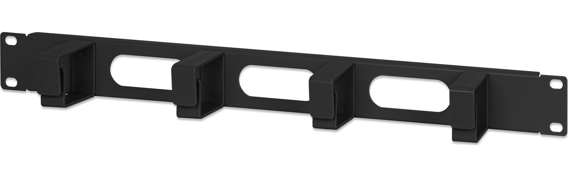 Pannello Passacavi 4 Anelli Corti 3 Fori 1U Nero in Clip fermacavi da parete Scontolo.net - Potenza, commercioVirtuoso.it
