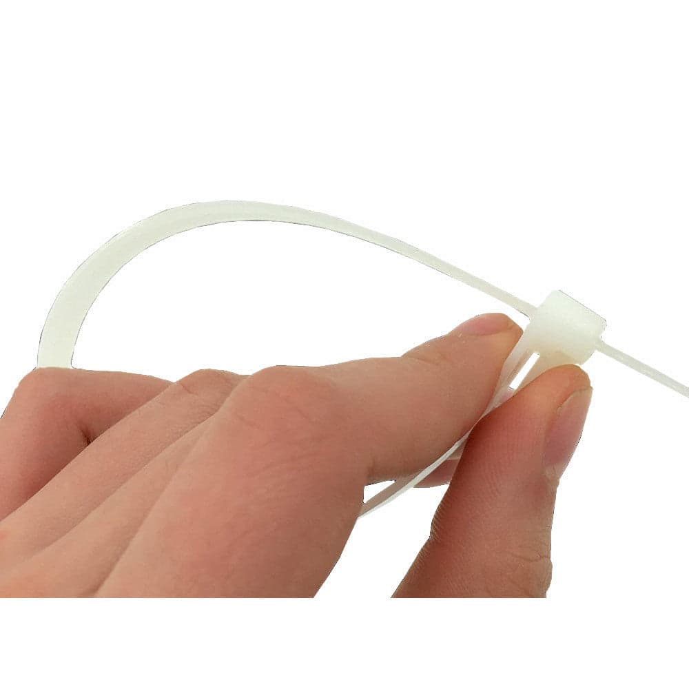 Fascette Fermacavi Riutilizzabili 150x7,6mm in Nylon 100pz Bianco in Stringicavi Scontolo.net - Potenza, commercioVirtuoso.it