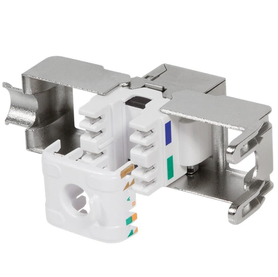 Frutto Keystone RJ45 Cat6A 10Gigabit STP 180&deg Toolless in Cavi Ethernet Scontolo.net - Potenza, commercioVirtuoso.it