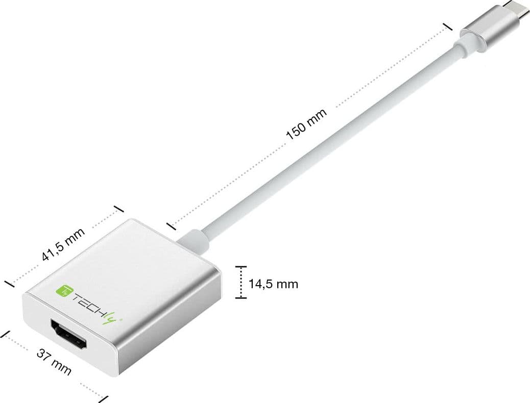 Cavo Convertitore Adattatore da USB-C&trade M a HDMI 1.4 F in Cavi HDMI Scontolo.net - Potenza, commercioVirtuoso.it