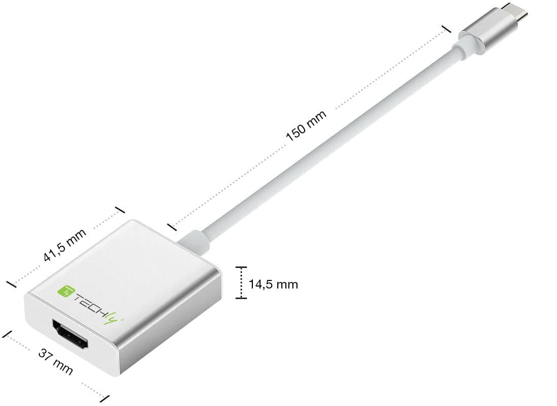 Cavo Convertitore Adattatore da USB-C&trade M a HDMI 1.4 F in Cavi HDMI Scontolo.net - Potenza, commercioVirtuoso.it