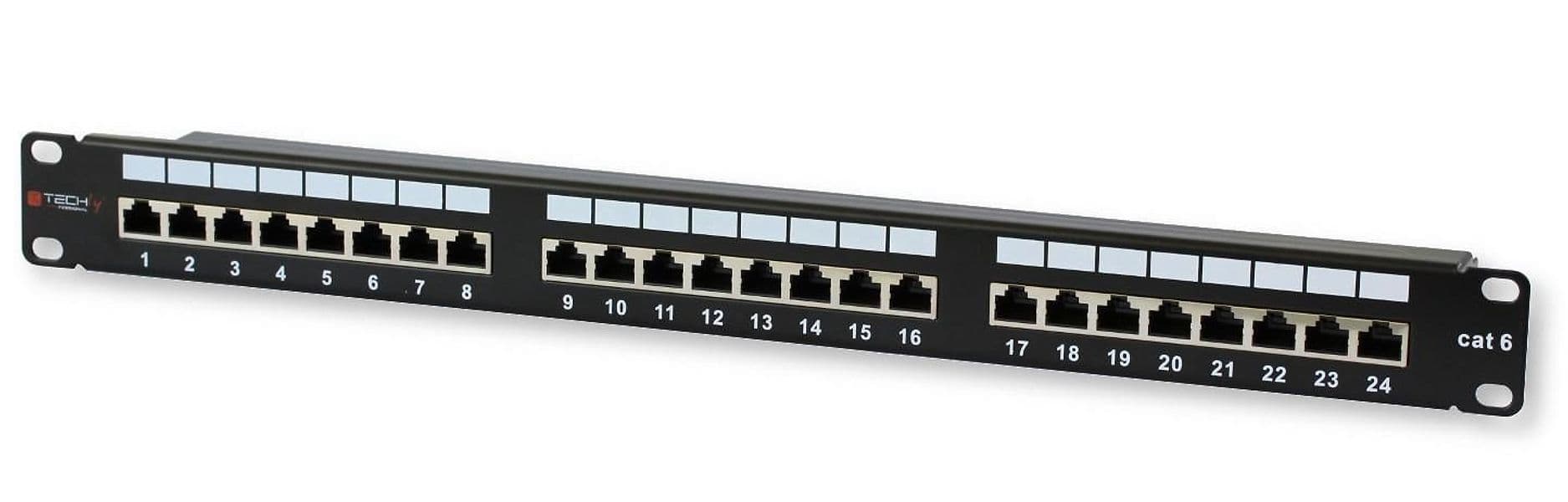 Pannello Patch STP 24 Posti RJ45 Cat.6 Techly in Cavi Ethernet Scontolo.net - Potenza, commercioVirtuoso.it
