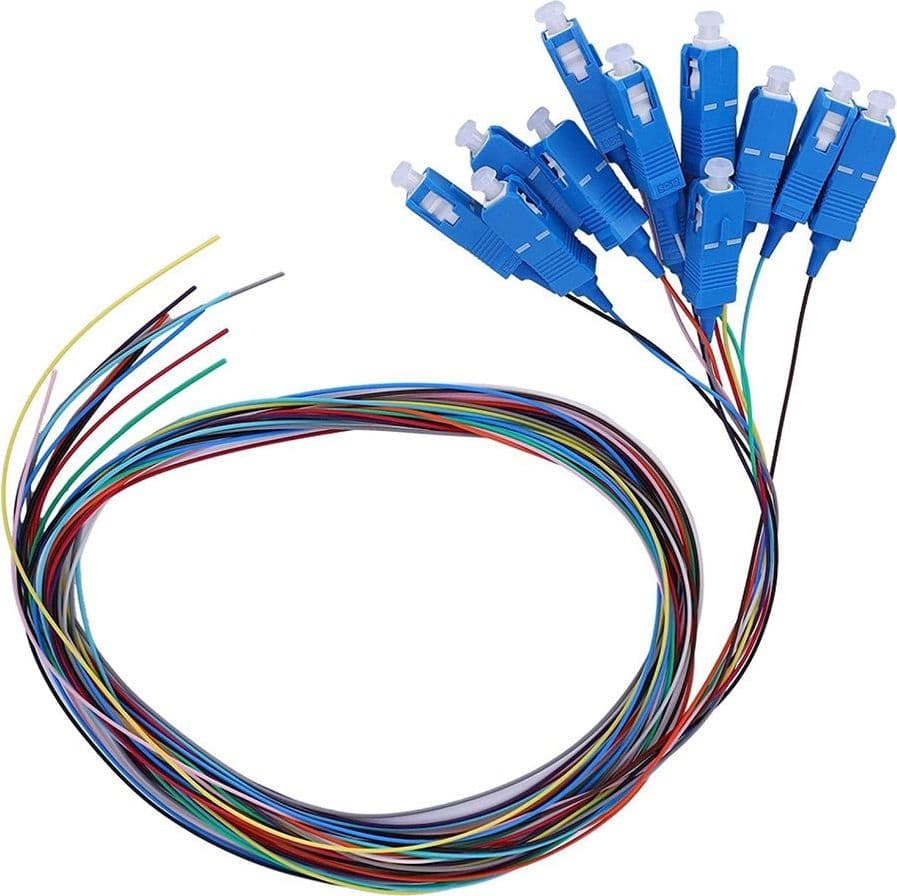 Set 12 Pigtail Fibra Ottica Monomodale OS2 SC 9/125 2 m in Cavi Ethernet Scontolo.net - Potenza, commercioVirtuoso.it