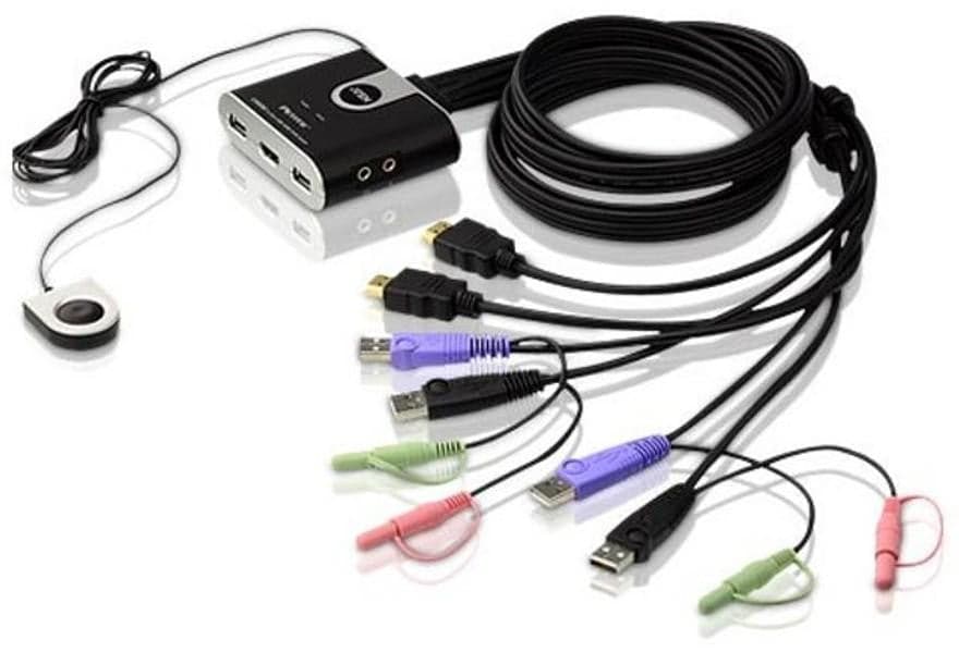 Switch KVM USB HDMI a 2 porte con Audio, CS692 in  Scontolo.net - Potenza, commercioVirtuoso.it