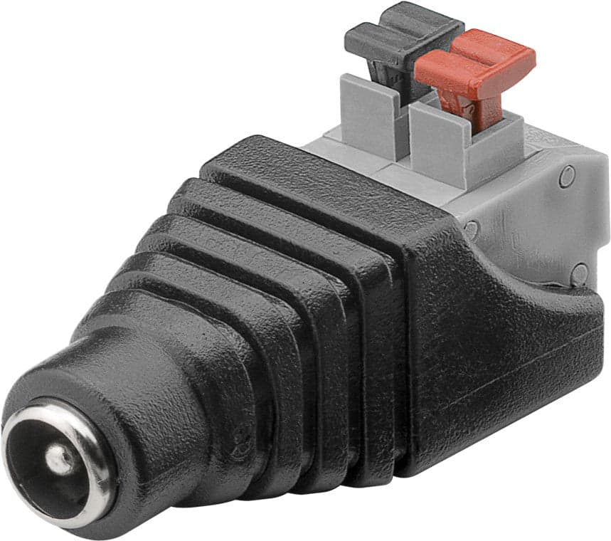 Adattatore Plug DC 2.1x5.5mm Femmina Terminal Block 2 pin con Pulsante in Adattatori Scontolo.net - Potenza, commercioVirtuoso.it