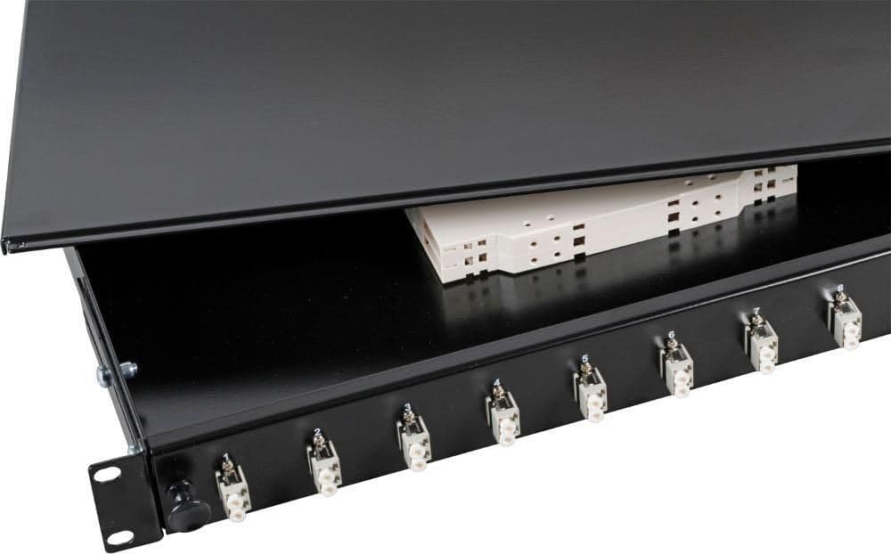 Cassetto Ottico 19'' con 12 bussole LC Duplex Multimodale OM2 Nero in  Scontolo.net - Potenza, commercioVirtuoso.it