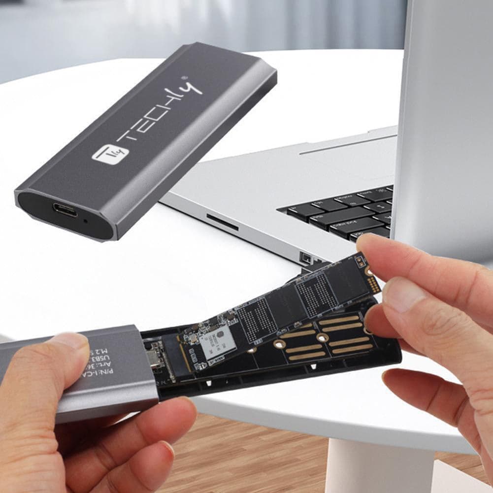 Box Esterno USB-C&trade USB3.2 Gen2 NVMe/SATA M.2 SSD in Case e serrature Scontolo.net - Potenza, commercioVirtuoso.it