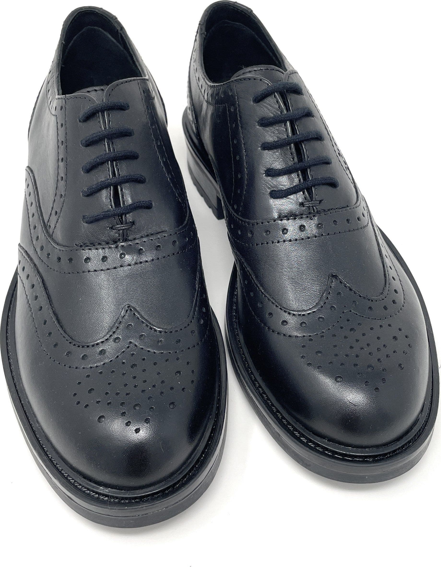 Vueva francesina donna in pelle black WB66R02 in Oxford e Derby Teresi Calzature - Marsala, commercioVirtuoso.it
