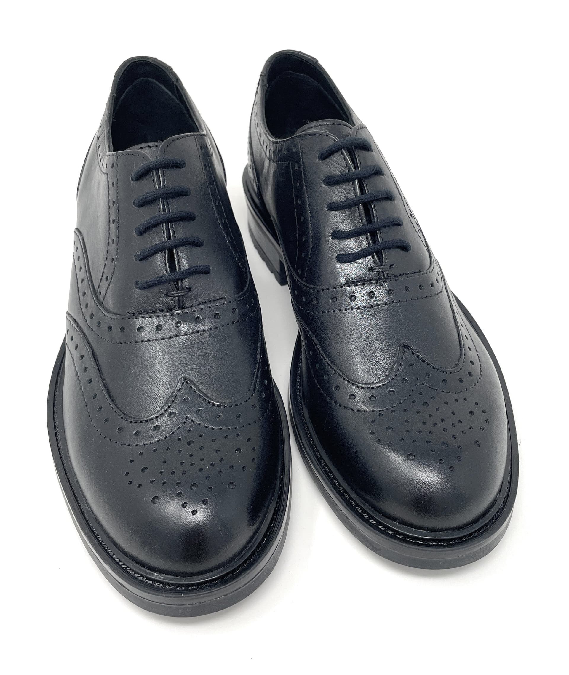 Vueva francesina donna in pelle black WB66R02 in Oxford e Derby Teresi Calzature - Marsala, commercioVirtuoso.it