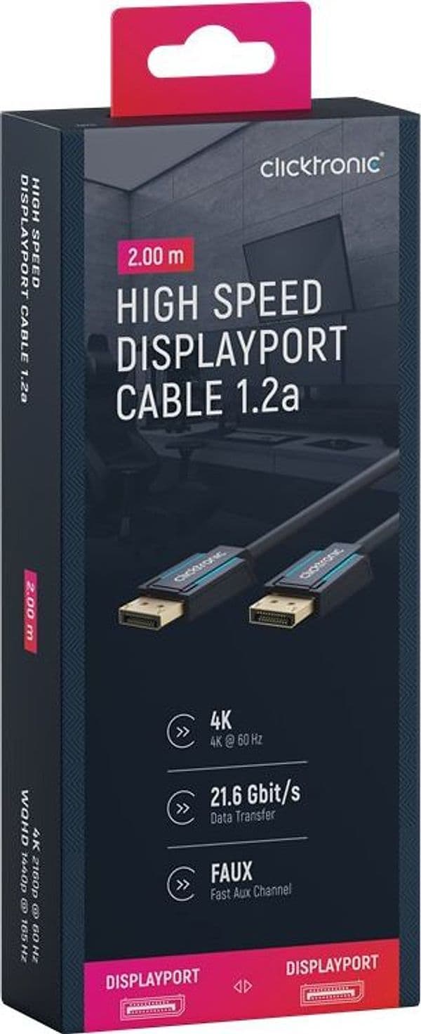 Cavo Audio/Video DisplayPort M/M 2m Alta Qualit&agrave in  Scontolo.net - Potenza, commercioVirtuoso.it