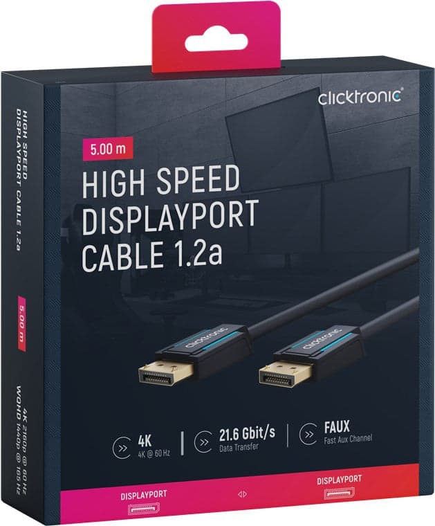Cavo Audio/Video DisplayPort M/M 5m Alta Qualit&agrave in  Scontolo.net - Potenza, commercioVirtuoso.it