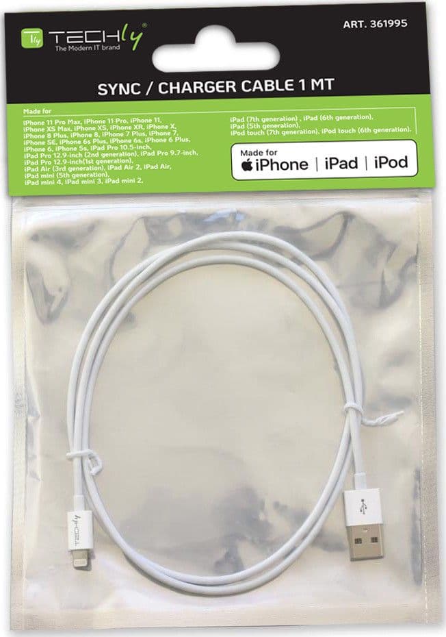 Cavo da Lightning a USB2.0 8p Bianco 1m in  Scontolo.net - Potenza, commercioVirtuoso.it