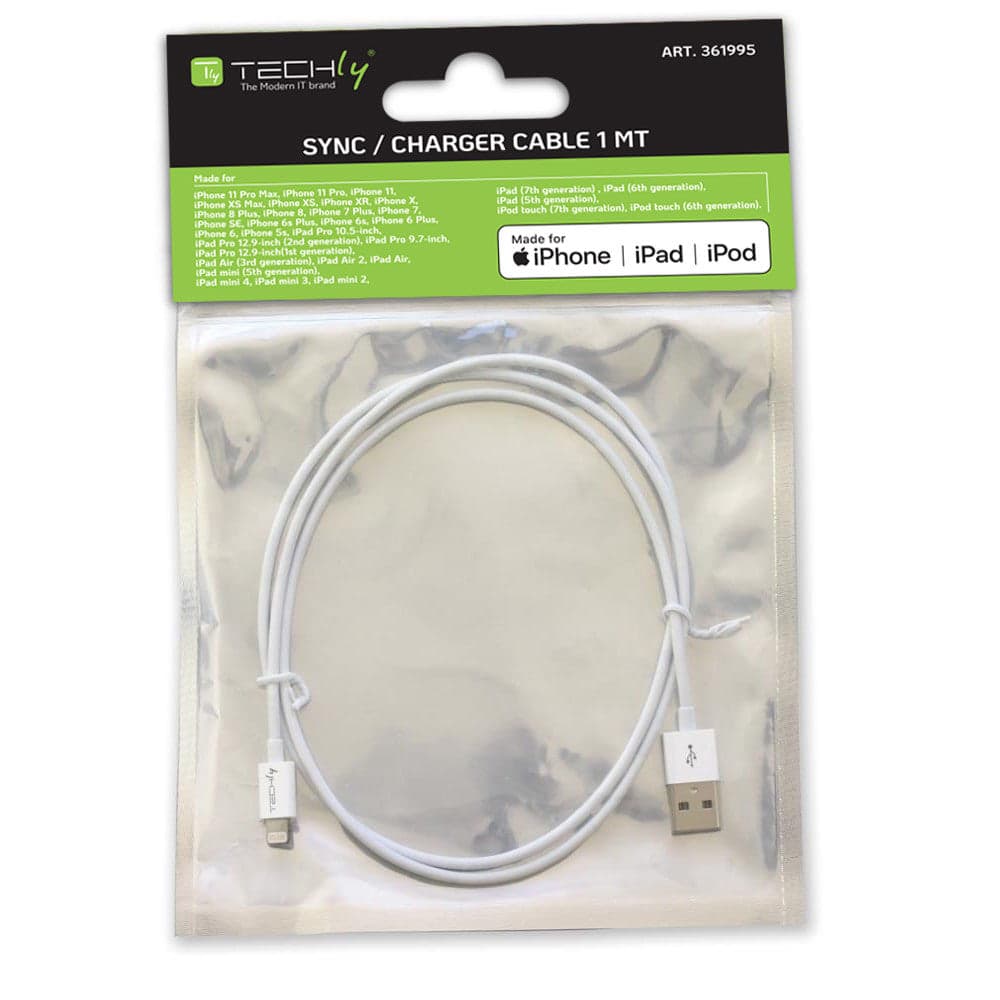 Cavo da Lightning a USB2.0 8p Bianco 1m in  Scontolo.net - Potenza, commercioVirtuoso.it