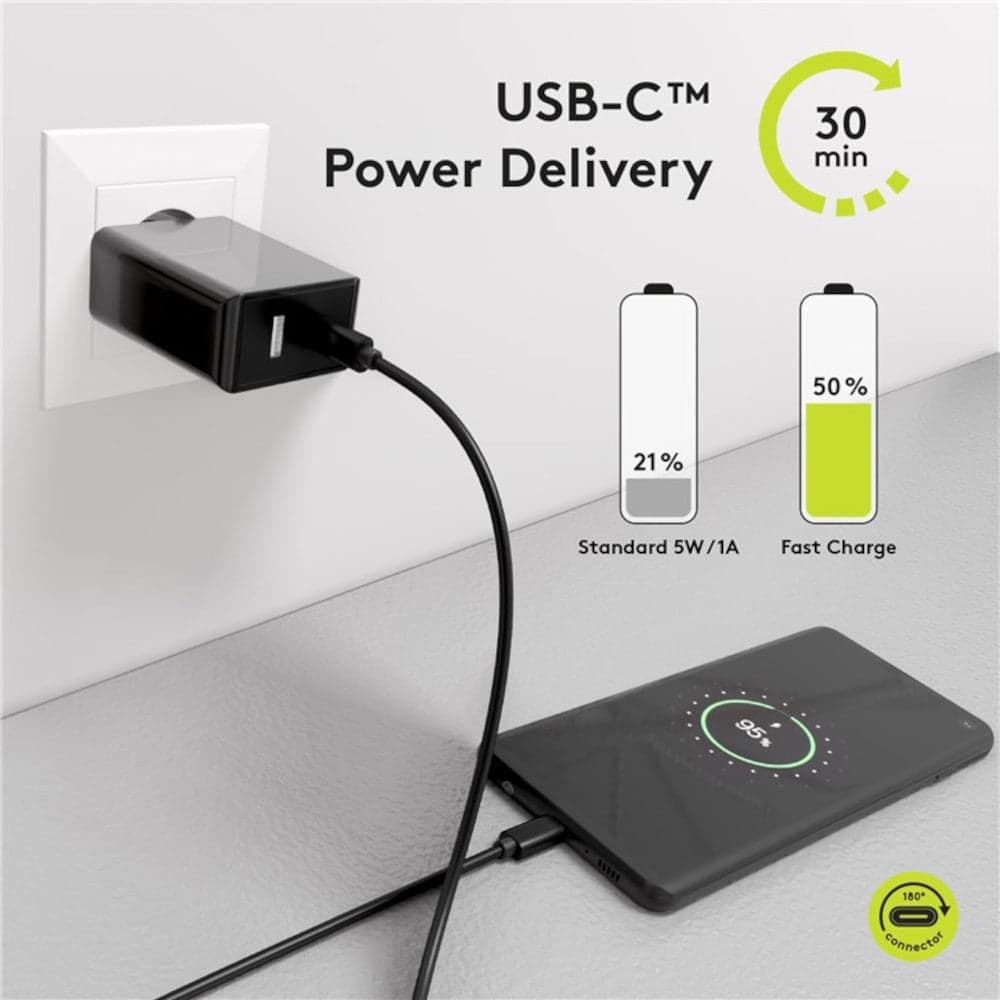 Cavo SuperSpeed USB-C&trade Maschio/USB-C&trade Maschio 100W PD 0.5m Nero in  Scontolo.net - Potenza, commercioVirtuoso.it