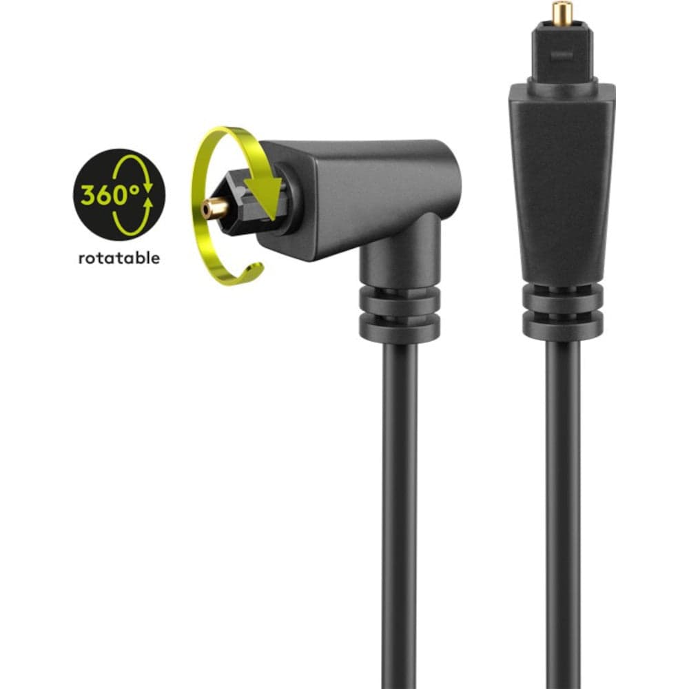 Cavo di Collegamento Audio Digitale Toslink Angolato e Girevole M/M 1m in Connettori RCA Scontolo.net - Potenza, commercioVirtuoso.it