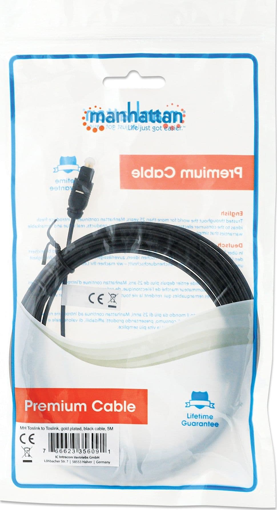 Cavo Audio Ottico Digitale Toslink 5m in  Scontolo.net - Potenza, commercioVirtuoso.it