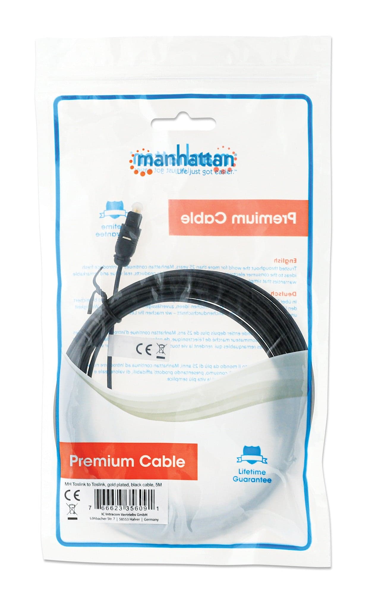 Cavo Audio Ottico Digitale Toslink 5m in  Scontolo.net - Potenza, commercioVirtuoso.it