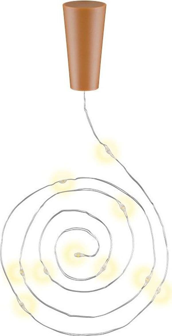 Confezione da 3pz Catena Luminosa per Bottiglie da 10 LED con Timer in Catene luminose Scontolo.net - Potenza, commercioVirtuoso.it