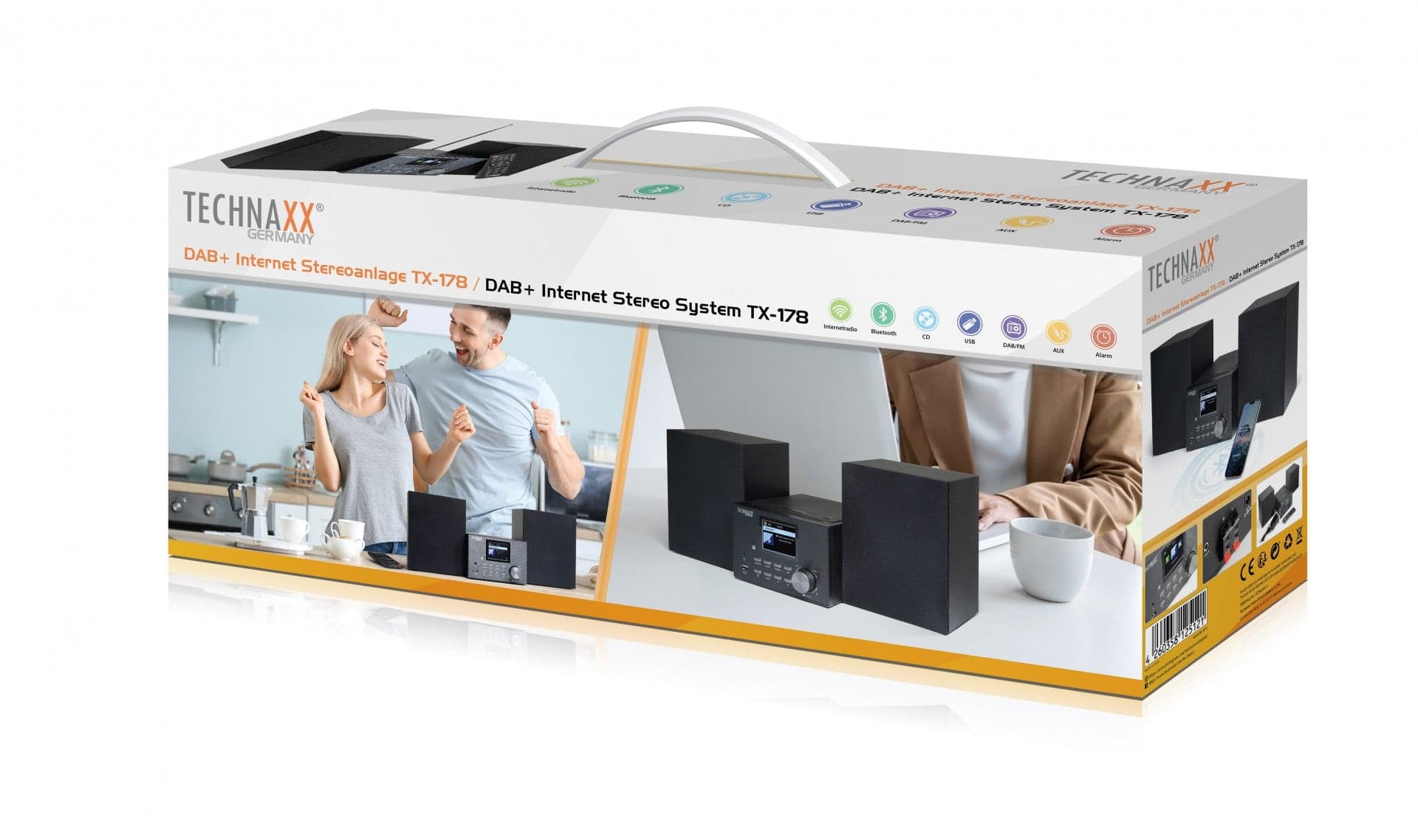 DAB+ Internet Stereo Bluetooth V5.0 Lettore CD MP3, TX-178 in Internet Radio Scontolo.net - Potenza, commercioVirtuoso.it