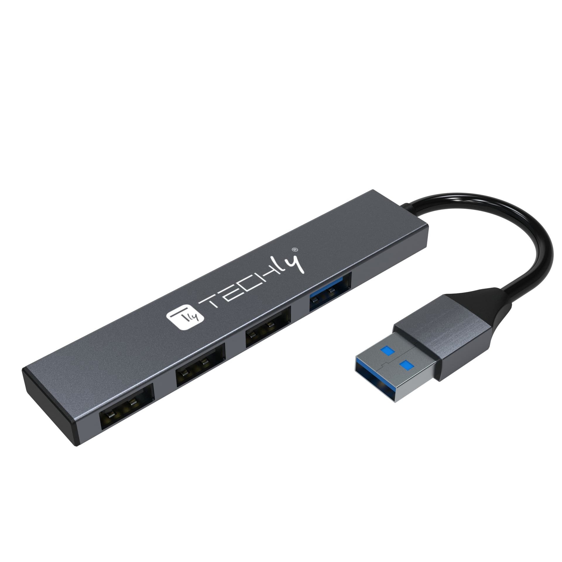 Hub USB-A 3.2 a 4 porte USB-A Slim in Metallo in  Scontolo.net - Potenza, commercioVirtuoso.it