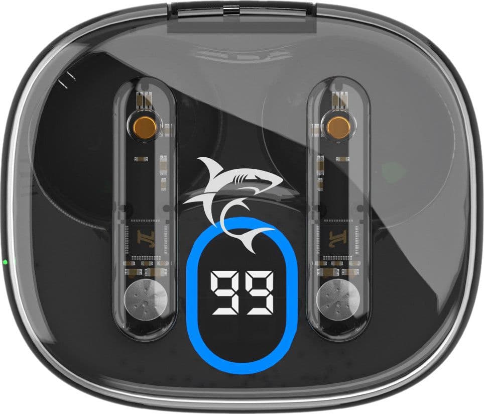 Auricolari Wireless Bluetooth v5.3 Custodia di Ricarica con Display Nero in Cuffie In-Ear Scontolo.net - Potenza, commercioVirtuoso.it