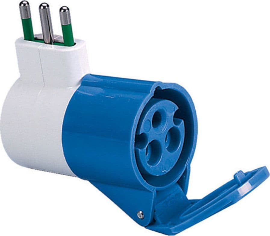 Adattatore Industriale da S17 a 1 presa CEE blu in Spine CEE Scontolo.net - Potenza, commercioVirtuoso.it