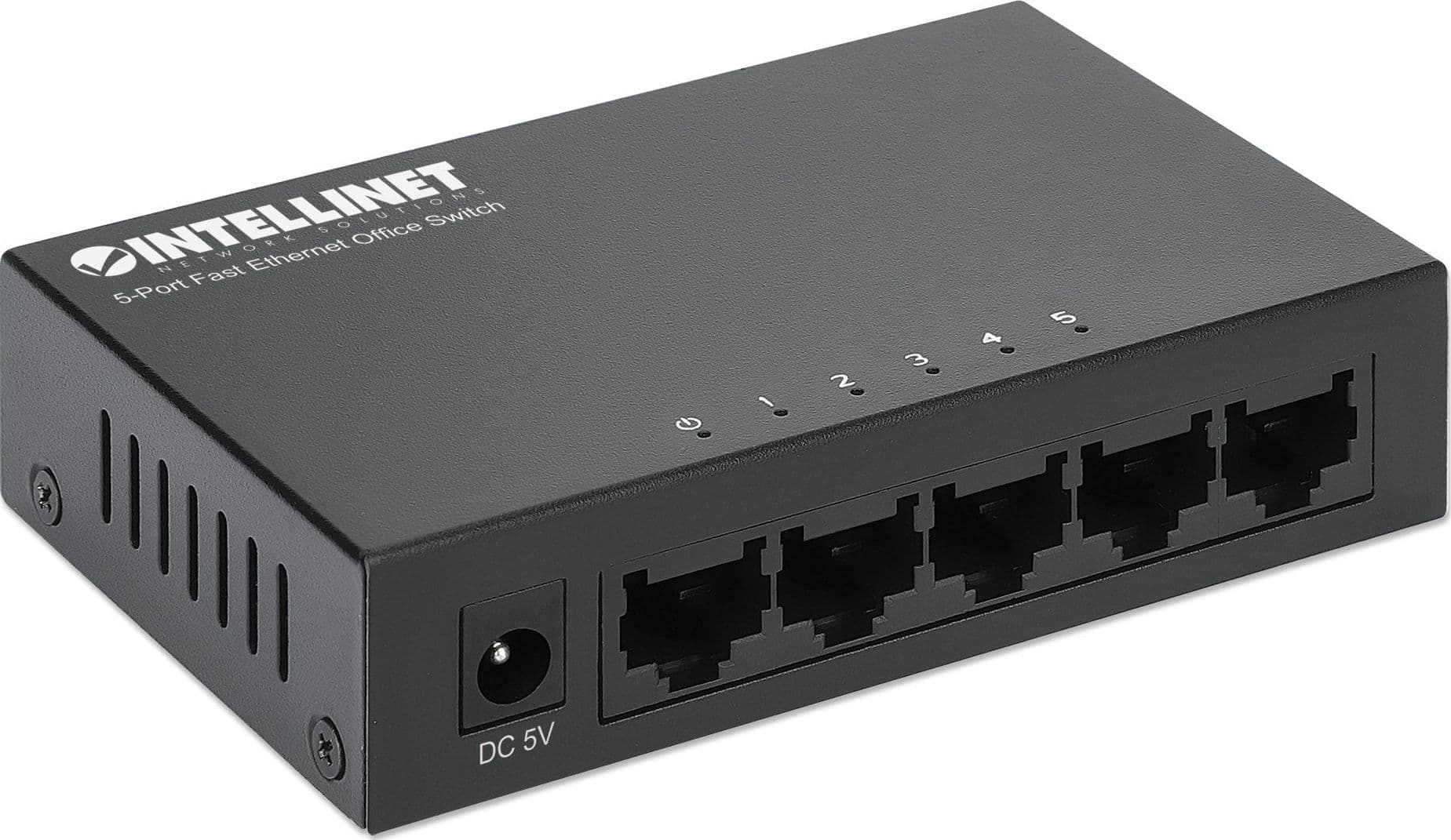Switch Hub ethernet 10/100Mbps 5 porte desktop in metallo in  Scontolo.net - Potenza, commercioVirtuoso.it
