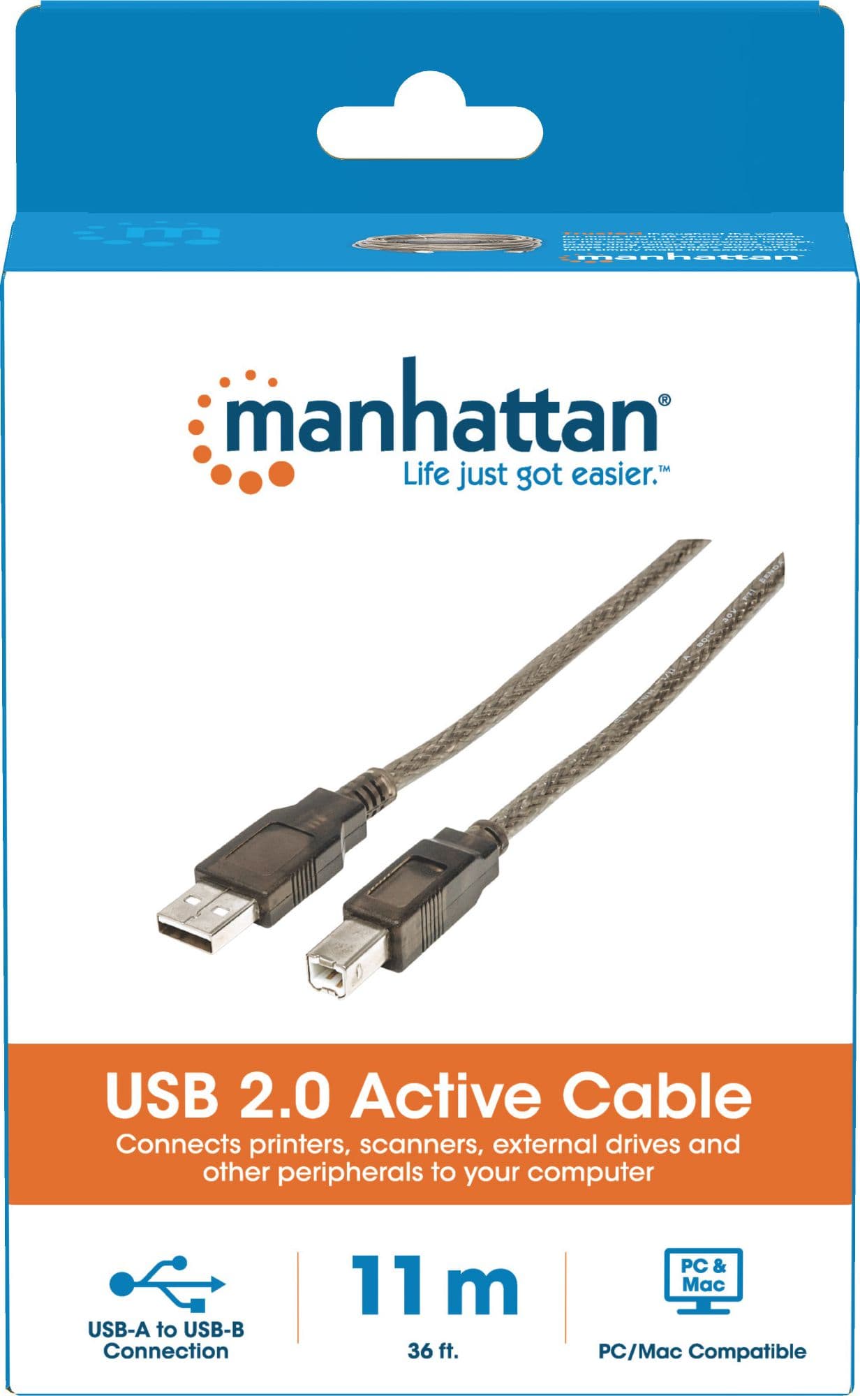 Prolunga Attiva USB-A USB-B Hi-Speed USB 2.0 11m in  Scontolo.net - Potenza, commercioVirtuoso.it
