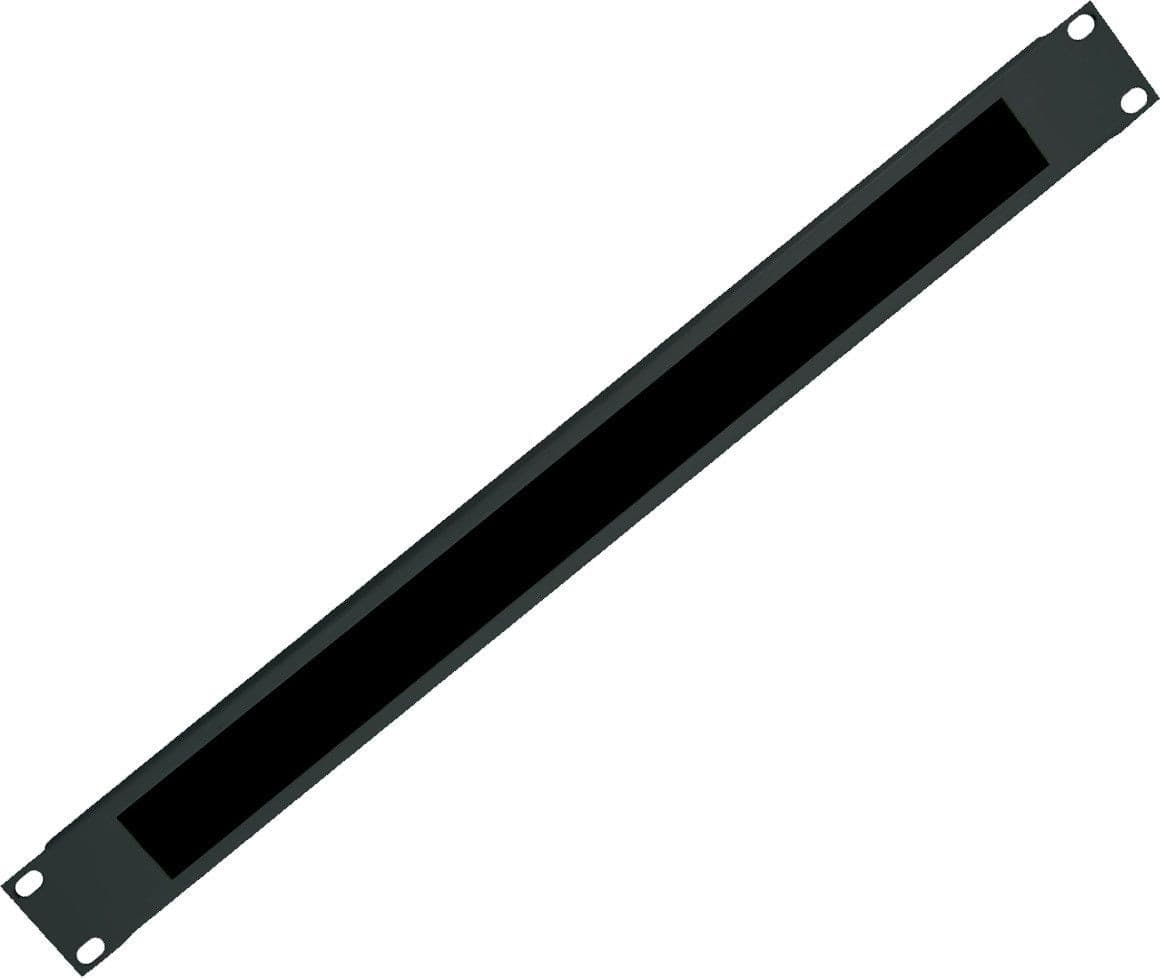 Pannello Passacavi 1U Forato con Spazzola Nero in Guaine per cavi Scontolo.net - Potenza, commercioVirtuoso.it
