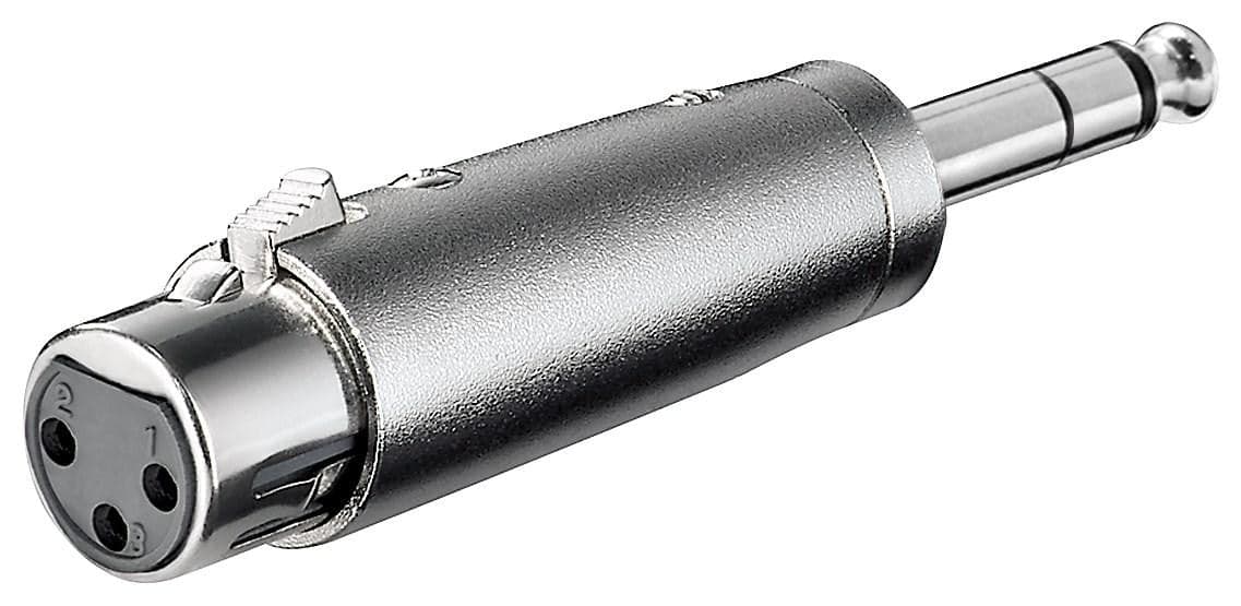 Adattatore XLR Cannon Femmina ad Audio 6,35mm Maschio Stereo in Adattatori Scontolo.net - Potenza, commercioVirtuoso.it