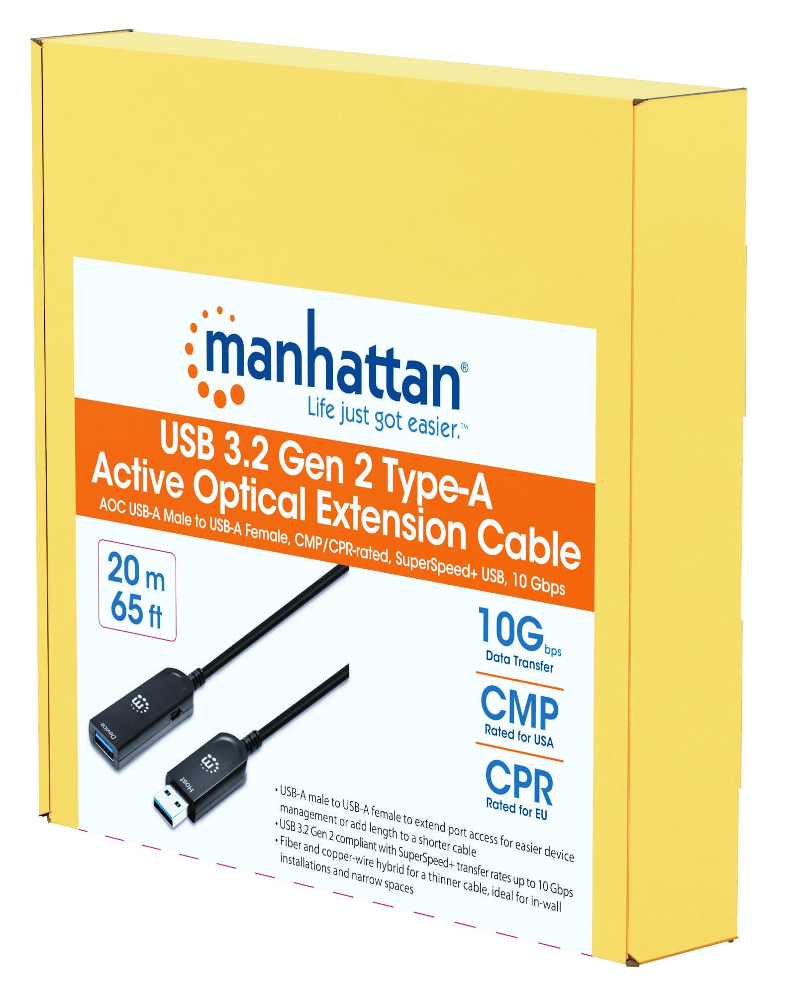 Cavo Ottico Attivo USB 3.2 Gen 2 SuperSpeed+ Active Optical Cable USB A M/F 20m in  Scontolo.net - Potenza, commercioVirtuoso.it