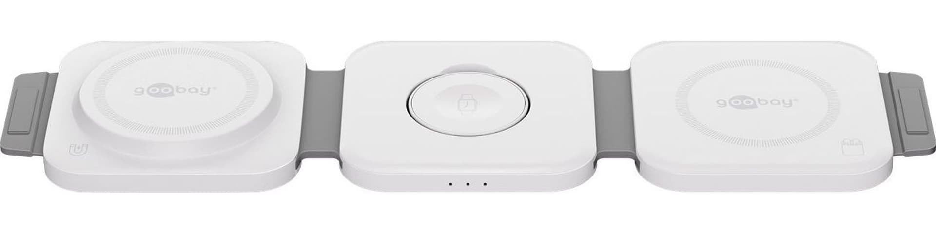 Caricatore Qi Wireless Caricabatterie 3in1 Stazione di Ricarica Pieghevole 15W in Caricabatterie a induzione Scontolo.net - Potenza, commercioVirtuoso.it