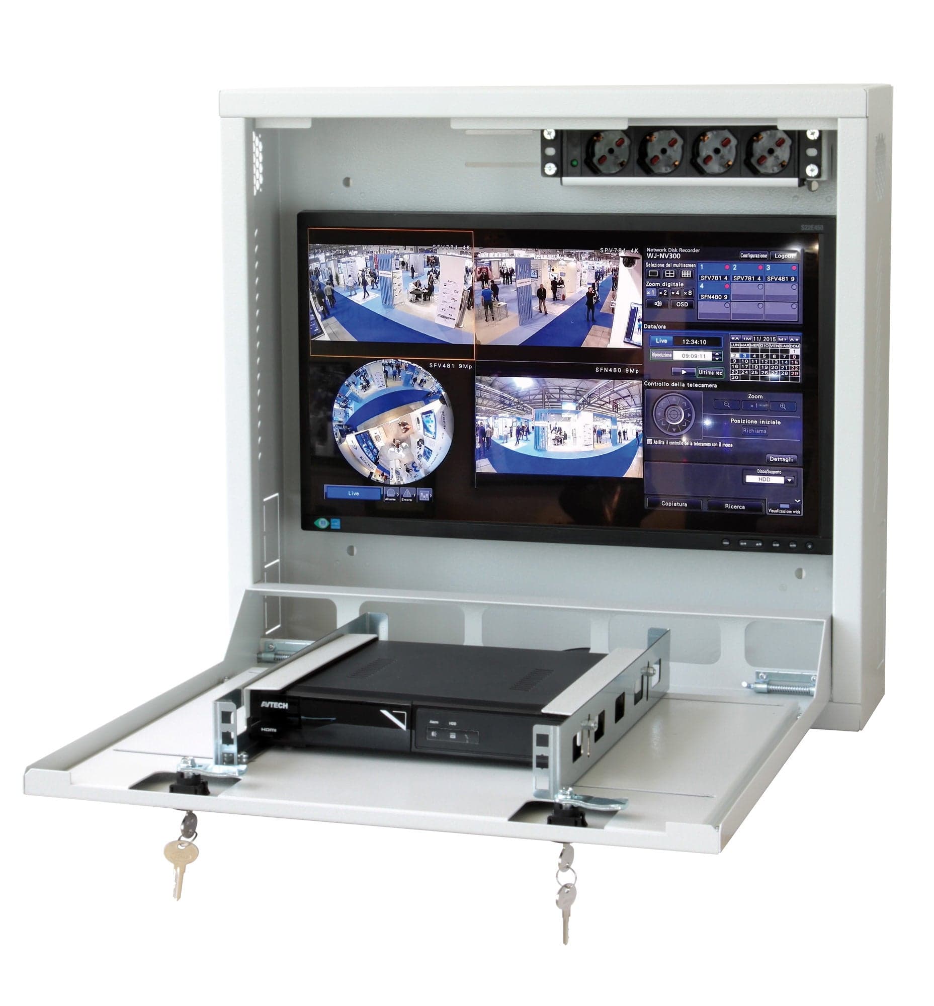 Box di Sicurezza da Parete per DVR e Sistemi di Videosorveglianza Grigio in Sistemi di allarme domestico Scontolo.net - Potenza, commercioVirtuoso.it