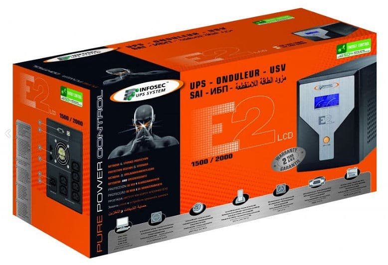 Gruppo di Continuit&agrave UPS E2 1500VA LCD Line Interactive Onda Sinusoidale in  Scontolo.net - Potenza, commercioVirtuoso.it